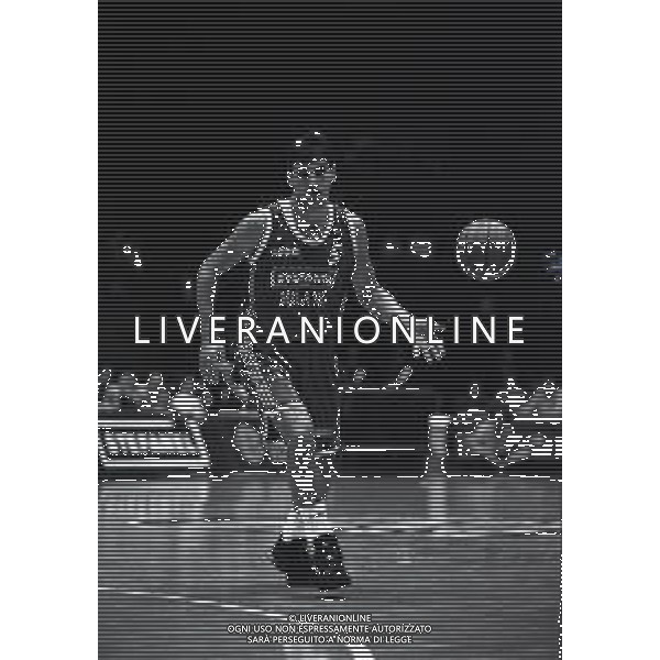 1996-1997 MILANO FIBA EUROLEAGUE STEFANEL MILANO-CSKA MOSCA NELLA FOTO FERNANDO GENTILE AG ALDO LIVERANI SAS