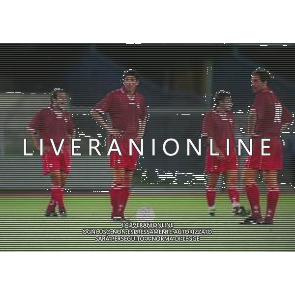 1997-1998 VERONA AMICHEVOLE PRE CAMPIONATO VERONA PIACENZA NELLA FOTO ROBERTO MURGITA E GIOVANNI STROPPA AG ALDO LIVERANI SAS