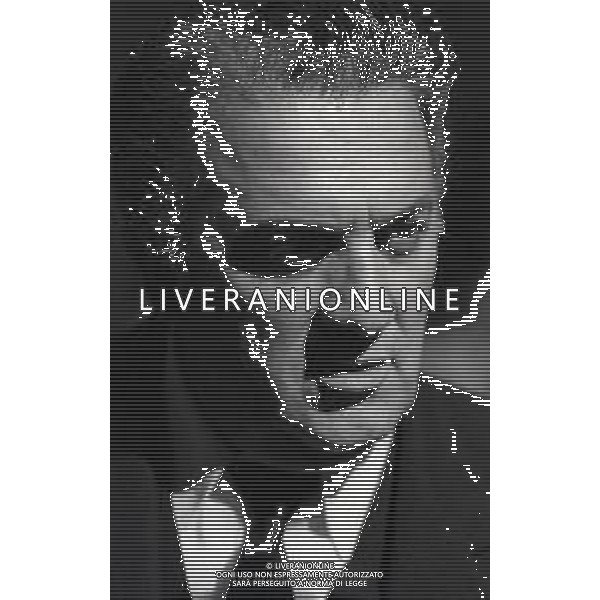 RETROSPETTAIVA FEDERICO FELLINI REGISTA NELLA FOTO FEDERICO FELLINI NELL\'ANNO 1968 AG ALDO LIVERANI SAS