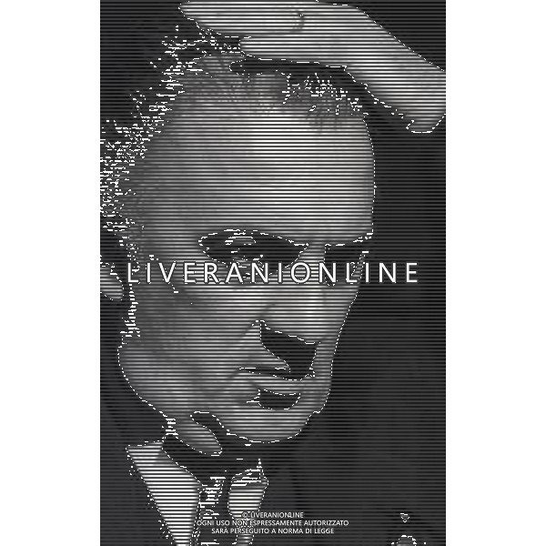 RETROSPETTAIVA FEDERICO FELLINI REGISTA NELLA FOTO FEDERICO FELLINI NELL\'ANNO 1968 AG ALDO LIVERANI SAS