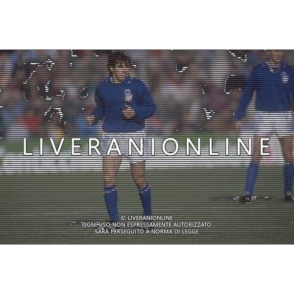 GIANFRANCO ZOLA CALCIATORE CON LA MAGLIA DELLA NAZIONALE ITALIANA - RETROSPETTIVA ANNI \'90 NELLA FOTO NEL 1991-1992 ©Archivio DFP/AGENZIA ALDO LIVERANI SAS