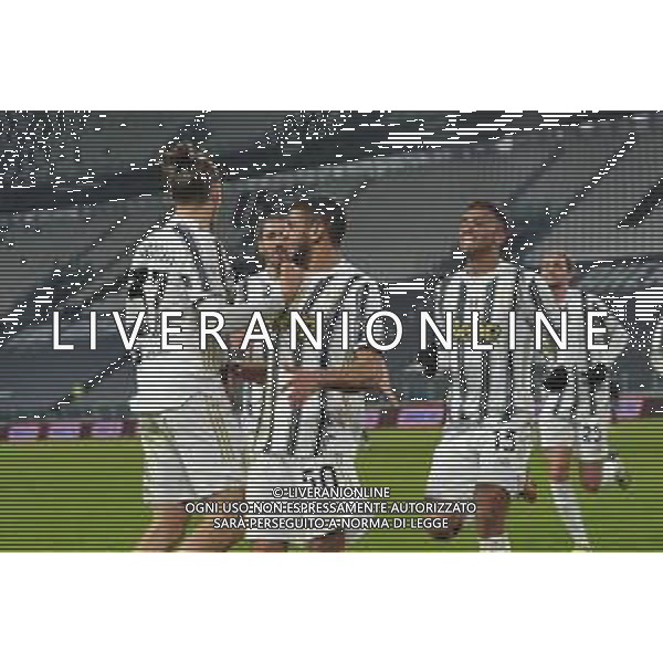 ©Falzone/Agenzia Aldo Liverani Torino 13.01.2021 Stadio Allianz Stadium Juventus vs Genoa Ottavi di Coppa Italia 2020-2021 Nella foto : Esultanza gol di Hamza Rafia