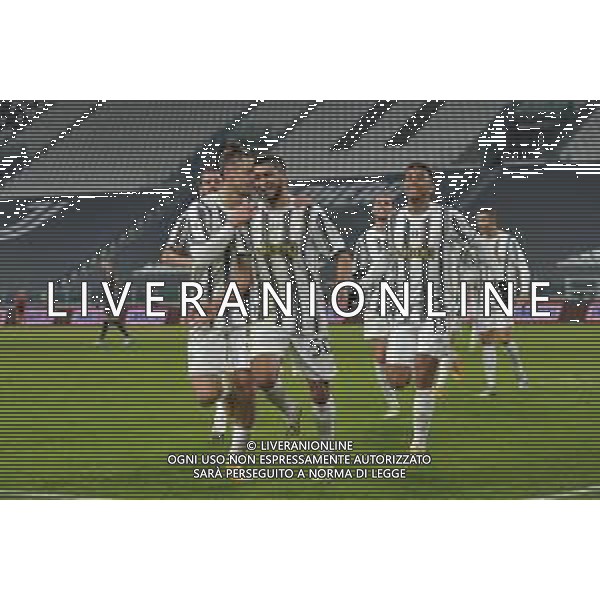 ©Falzone/Agenzia Aldo Liverani Torino 13.01.2021 Stadio Allianz Stadium Juventus vs Genoa Ottavi di Coppa Italia 2020-2021 Nella foto : Esultanza gol di Hamza Rafia