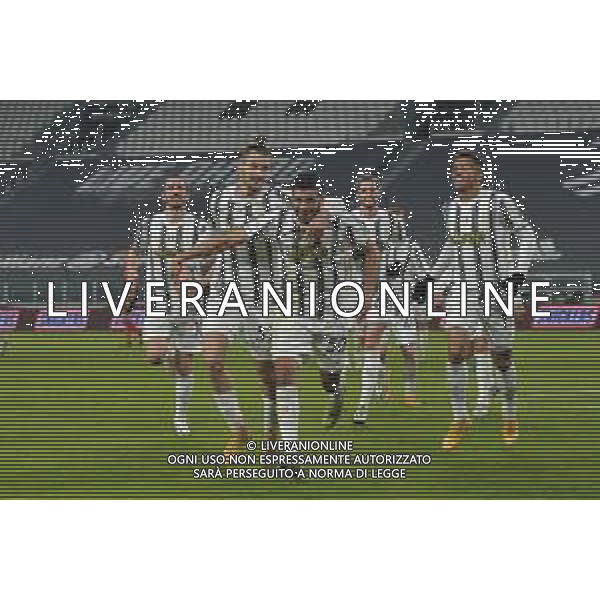 ©Falzone/Agenzia Aldo Liverani Torino 13.01.2021 Stadio Allianz Stadium Juventus vs Genoa Ottavi di Coppa Italia 2020-2021 Nella foto : Esultanza gol di Hamza Rafia