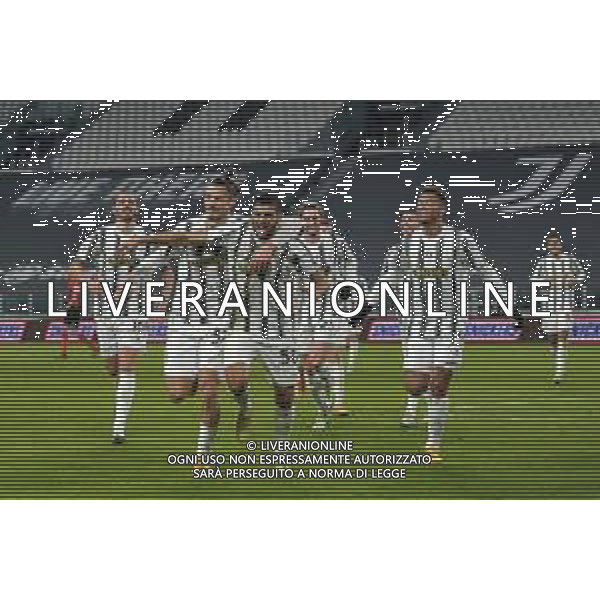 ©Falzone/Agenzia Aldo Liverani Torino 13.01.2021 Stadio Allianz Stadium Juventus vs Genoa Ottavi di Coppa Italia 2020-2021 Nella foto : Esultanza gol di Hamza Rafia