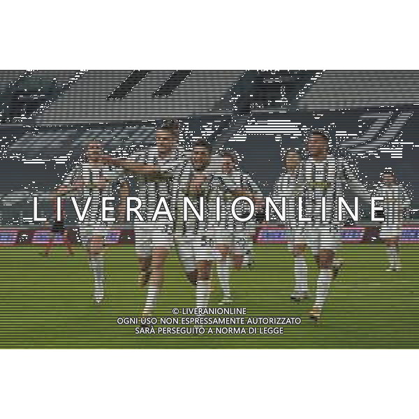 ©Falzone/Agenzia Aldo Liverani Torino 13.01.2021 Stadio Allianz Stadium Juventus vs Genoa Ottavi di Coppa Italia 2020-2021 Nella foto : Esultanza gol di Hamza Rafia