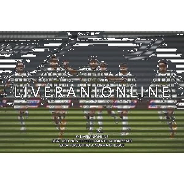©Falzone/Agenzia Aldo Liverani Torino 13.01.2021 Stadio Allianz Stadium Juventus vs Genoa Ottavi di Coppa Italia 2020-2021 Nella foto : Esultanza gol di Hamza Rafia