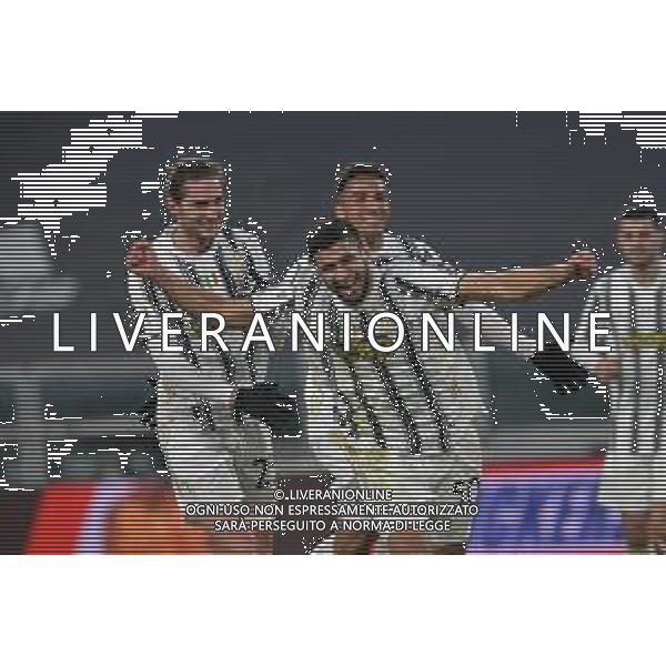 ©Falzone/Agenzia Aldo Liverani Torino 13.01.2021 Stadio Allianz Stadium Juventus vs Genoa Ottavi di Coppa Italia 2020-2021 Nella foto : Esultanza gol di Hamza Rafia