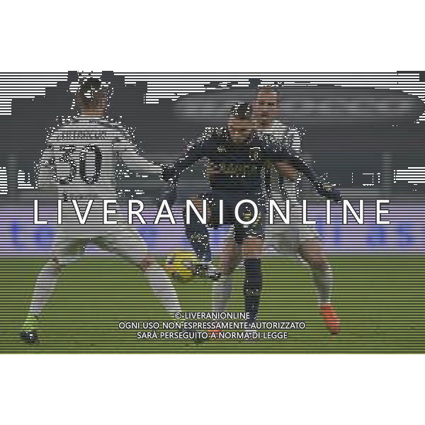 ©Falzone/Agenzia Aldo Liverani Torino 13.01.2021 Stadio Allianz Stadium Juventus vs Genoa Ottavi di Coppa Italia 2020-2021 Nella foto : Marko Pjaca-Giorgio Chiellini