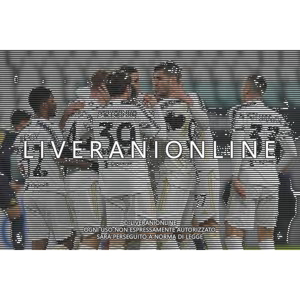 ©Falzone/Agenzia Aldo Liverani Torino 13.01.2021 Stadio Allianz Stadium Juventus vs Genoa Ottavi di Coppa Italia 2020-2021 Nella foto : Esultanza gol di Dejan Kulusevski