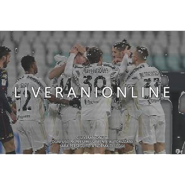 ©Falzone/Agenzia Aldo Liverani Torino 13.01.2021 Stadio Allianz Stadium Juventus vs Genoa Ottavi di Coppa Italia 2020-2021 Nella foto : Esultanza gol di Dejan Kulusevski