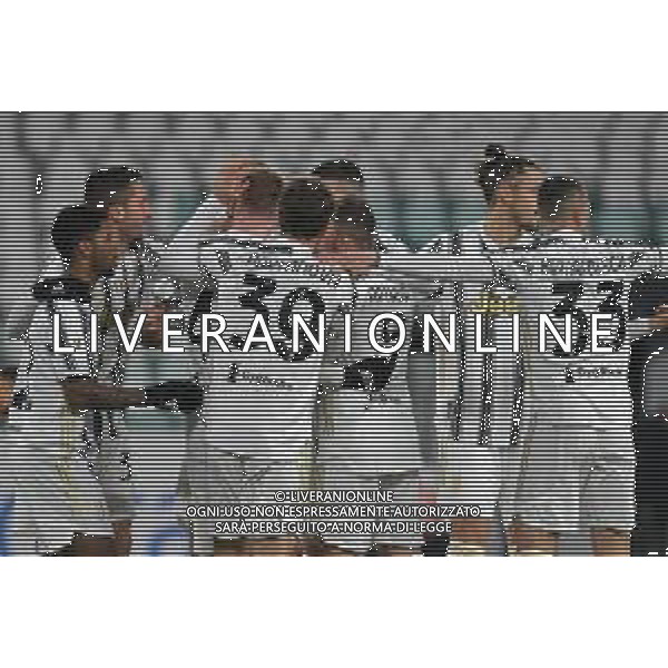 ©Falzone/Agenzia Aldo Liverani Torino 13.01.2021 Stadio Allianz Stadium Juventus vs Genoa Ottavi di Coppa Italia 2020-2021 Nella foto : Esultanza gol di Dejan Kulusevski