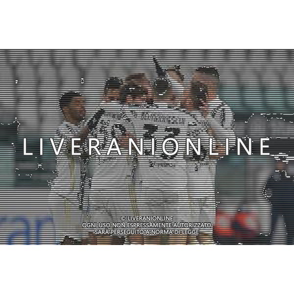 ©Falzone/Agenzia Aldo Liverani Torino 13.01.2021 Stadio Allianz Stadium Juventus vs Genoa Ottavi di Coppa Italia 2020-2021 Nella foto : Esultanza gol di Dejan Kulusevski