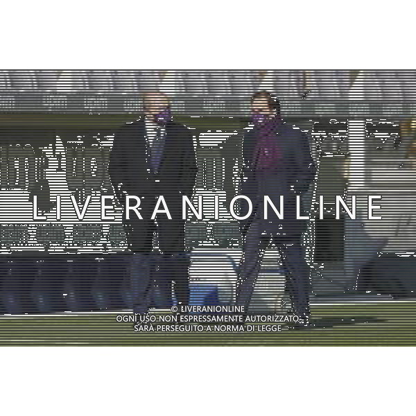 Fiorentina - Inter Coppa Italia Ottavi di Finale del 13/01/2021 nella foto: Rocco e Joseph Commisso ©Claudio Zamagni/Agenzia Aldo Liverani Rocco and Joseph Commisso during Italian\'s Cup soccer match between A.C.F. FIORENTINA and F.C.INTERNAZIONALE at Artemio Franchi Stadium in Florence on January 13 2021 photo credit by Claudio Zamagni/Aldo Liverani Photo Agency