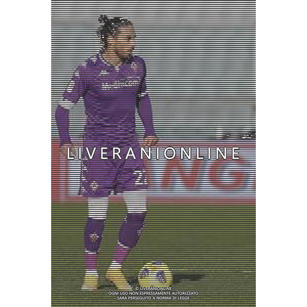 Fiorentina - Inter Coppa Italia Ottavi di Finale del 13/01/2021 nella foto: Caceres Martin (acf Fiorentina) ©Claudio Zamagni/Agenzia Aldo Liverani Caceres Martin (acf Fiorentina) during Italian\'s Cup soccer match between A.C.F. FIORENTINA and F.C.INTERNAZIONALE at Artemio Franchi Stadium in Florence on January 13 2021 photo credit by Claudio Zamagni/Aldo Liverani Photo Agency