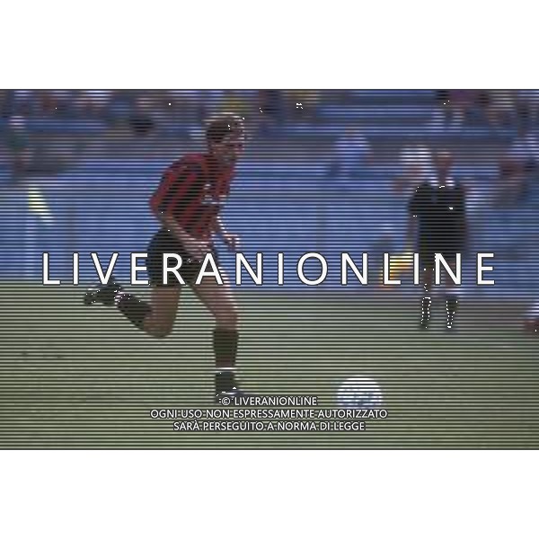 RETROSPETTIVA GIUSEPPE SIGNORI CALCIATORE CON LA MAGLIA DEL FOGGIA NEL 1991-1992 ©Archivio DFP/AG ALDO LIVERANI SAS