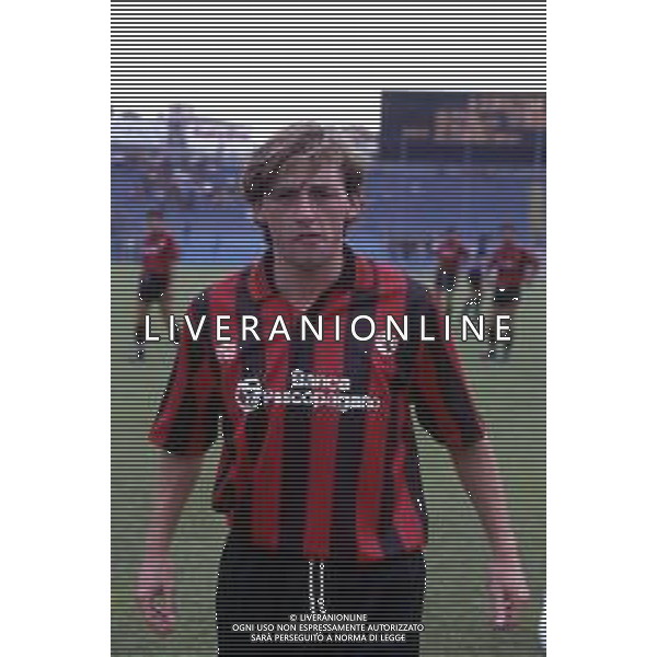 RETROSPETTIVA GIUSEPPE SIGNORI CALCIATORE CON LA MAGLIA DEL FOGGIA NEL 1991-1992 ©Archivio DFP/AG ALDO LIVERANI SAS