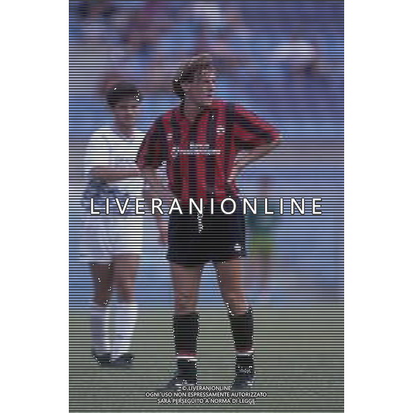 RETROSPETTIVA GIUSEPPE SIGNORI CALCIATORE CON LA MAGLIA DEL FOGGIA NEL 1991-1992 ©Archivio DFP/AG ALDO LIVERANI SAS