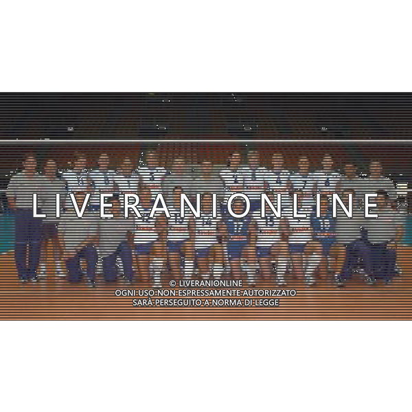 ITALIA- CROAZIA VOLLEY FEMMINILE: TORNEO INTERNAZIONALE \'CITTA\' DI LIVORNO\' 26/08/2005 NELLA FOTO: LA FORMAZIONE ITALIANA FOTO DI: A.BIZZI/AGENZIA ALDO LIVERANI