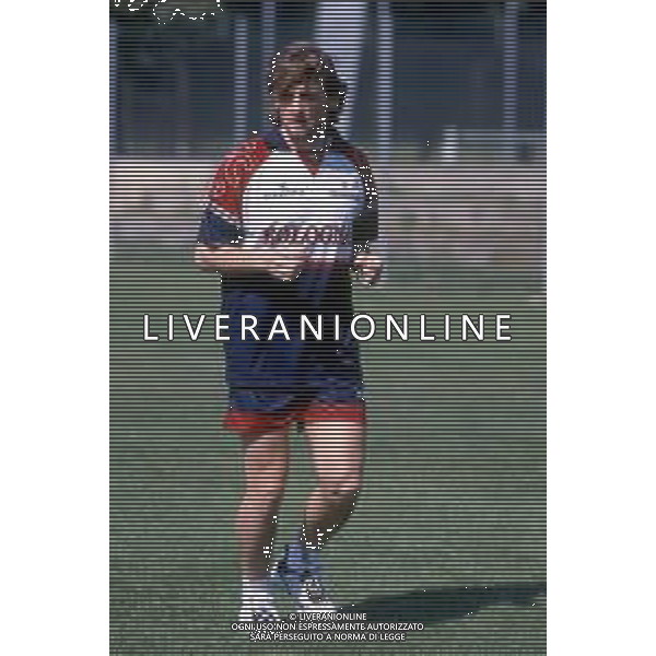 GIUSEPPE SIGNORI CALCIATORE CON LA MAGLIA DEL BOLOGNA NEL 1998-1999 - RETROSPETTIVA ©Archivio DFP/AG ALDO LIVERANI SAS