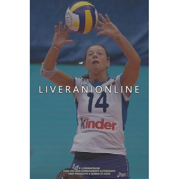 ITALIA- CROAZIA VOLLEY FEMMINILE: TORNEO INTERNAZIONALE \'CITTA\' DI LIVORNO\' 26/08/2005 NELLA FOTO: LO BIANCO ELEONORA FOTO DI: A.BIZZI/AGENZIA ALDO LIVERANI