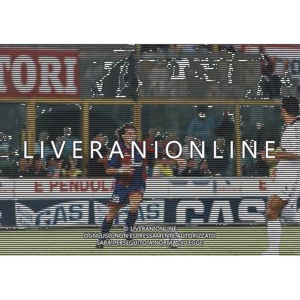 GIUSEPPE SIGNORI CALCIATORE CON LA MAGLIA DEL BOLOGNA NEL 1999-2000 - RETROSPETTIVA ©Archivio DFP/AG ALDO LIVERANI SAS