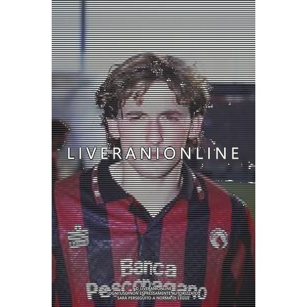 Giuseppe Signori, detto Beppe, calciatore italiano del Foggia, di ruolo attaccante Campionato 1991/1992 - Retrospettiva ©ARCHIVIO / AGENZIA ALDO LIVERANI SAS