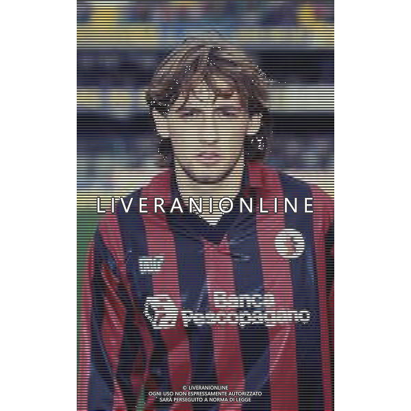 Giuseppe Signori, detto Beppe, calciatore italiano del Foggia, di ruolo attaccante Campionato 1990/1991 - Retrospettiva ©ARCHIVIO / AGENZIA ALDO LIVERANI SAS