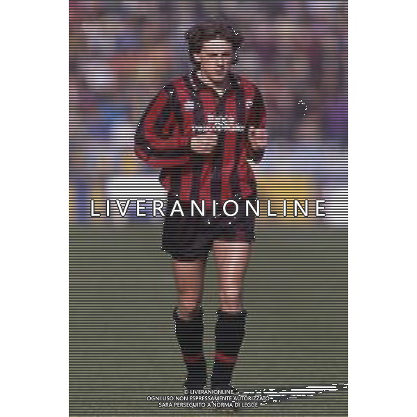 Giuseppe Signori, detto Beppe, calciatore italiano del Foggia, di ruolo attaccante Campionato 1991/1992 - Retrospettiva ©ARCHIVIO / AGENZIA ALDO LIVERANI SAS