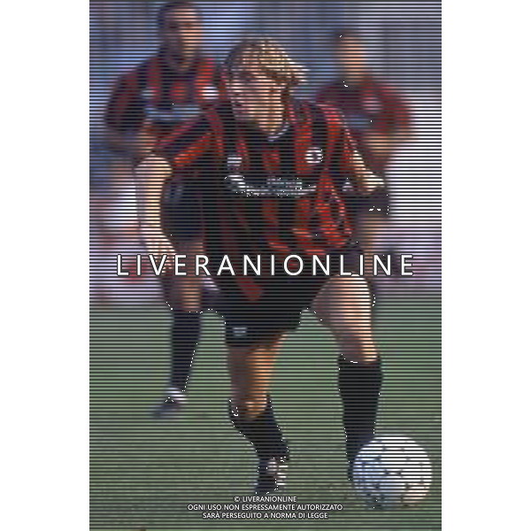 Giuseppe Signori, detto Beppe, calciatore italiano del Foggia, di ruolo attaccante Campionato 1991/1992 - Retrospettiva ©ARCHIVIO / AGENZIA ALDO LIVERANI SAS