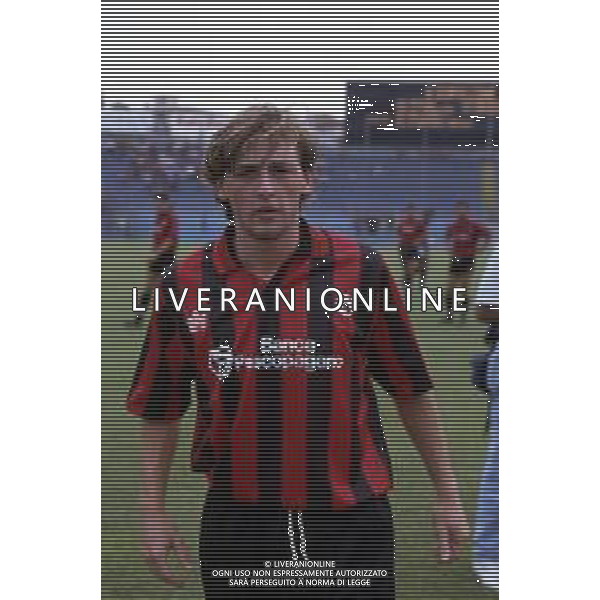 Giuseppe Signori, detto Beppe, calciatore italiano del Foggia, di ruolo attaccante Campionato 1991/1992 - Retrospettiva ©ARCHIVIO / AGENZIA ALDO LIVERANI SAS