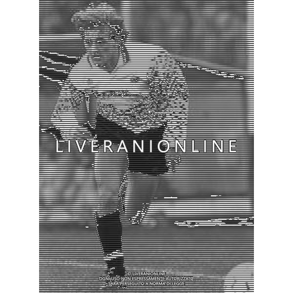 Giuseppe Signori, detto Beppe, calciatore italiano del Foggia, di ruolo attaccante Campionato 1991/1992 - Retrospettiva ©ARCHIVIO / AGENZIA ALDO LIVERANI SAS