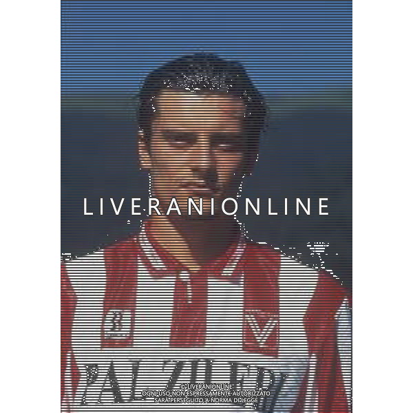 LUIGI SARTOR CALCIATORE CON LA MAGLIA DEL VICENZA NEL 1995-1996 - RETROSPETTIVA ©Archivio DFP/AG ALDO LIVERANI SAS