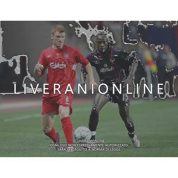 Liverpool - Cska Mosca supercoppa europea a montecarlo 26/08/2005 nella foto riise e odiah chidi ph luzzani/agenzia aldo liverani