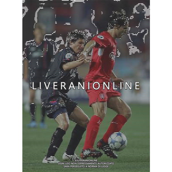 Liverpool - Cska Mosca supercoppa europea a montecarlo 26/08/2005 nella foto aldonin e morientes ph luzzani/agenzia aldo liverani