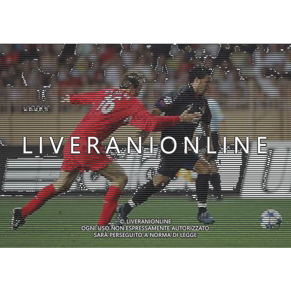 Liverpool - Cska Mosca supercoppa europea a montecarlo 26/08/2005 nella foto carvalho e hamann ph luzzani/agenzia aldo liverani
