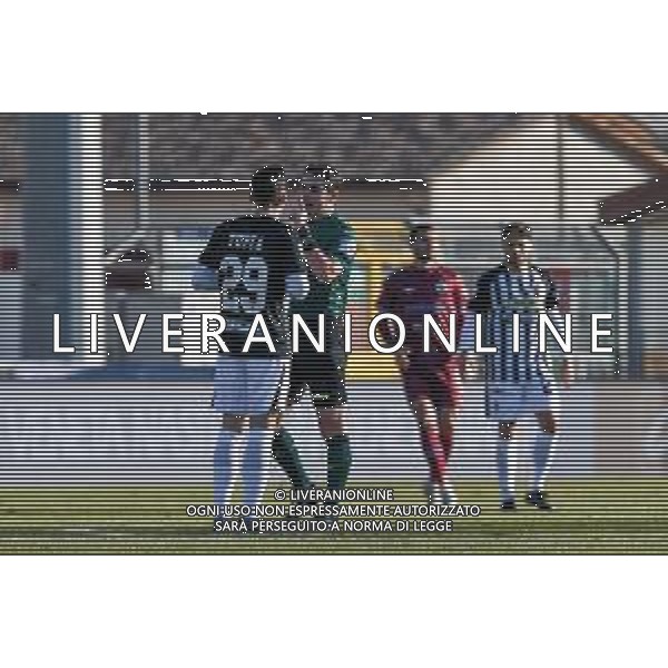 Ettore Griffoni/LM - AS Cittadella vs Ascoli Calcio - Italian Football Championship League BKT 2020/2021 16 January 2021 - Tombolato stadium, cittadella (pd), Italy Photo showing: Riad Bajic (Ascoli) protests with the referee of the match Alberto Santoro @LM/Ettore Griffoni/AGENZIA ALDO LIVERANI SAS