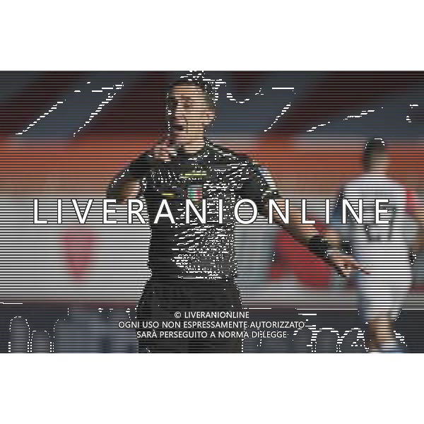 ¬© TVRG l\'arbitro Gianluca Aureliano Monza vs Cosenza Campionato Serie BKT - 18a giornata Monza 16-01-2021 U-Power Stadium foto Roberto Garavaglia/ag. Aldo Liverani sas