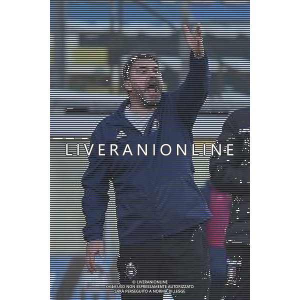 Gabriele Masotti/LM - Pisa SC vs Brescia Calcio - Italian Football Championship League BKT 2020/2021 16 January 2021 - Arena Garibaldi, pisa, Italy Photo showing: Head coach of Pisa Luca D\'Angelo @LM/Gabriele Masotti/AGENZIA ALDO LIVERANI SAS