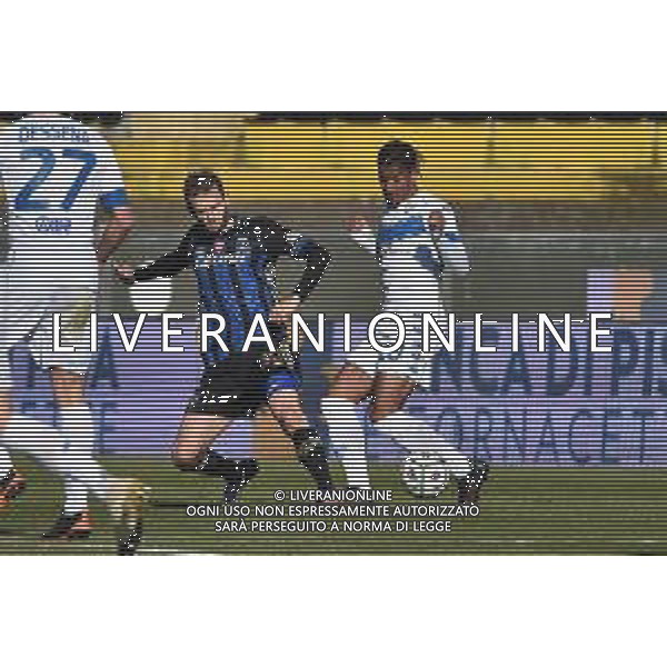 Gabriele Masotti/LM - Pisa SC vs Brescia Calcio - Italian Football Championship League BKT 2020/2021 16 January 2021 - Arena Garibaldi, pisa, Italy Photo showing: Alessandro De Vitis (Pisa) hampered by Florian Aye\' (Brescia) @LM/Gabriele Masotti/AGENZIA ALDO LIVERANI SAS