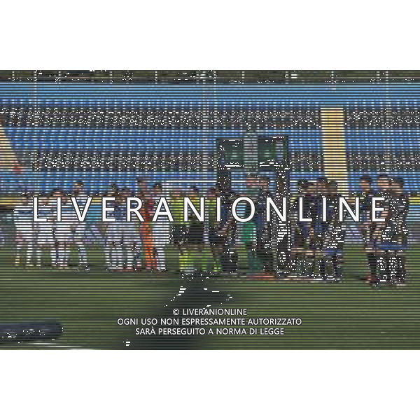 Gabriele Masotti/LM - Pisa SC vs Brescia Calcio - Italian Football Championship League BKT 2020/2021 16 January 2021 - Arena Garibaldi, pisa, Italy Photo showing: Players lineup @LM/Gabriele Masotti/AGENZIA ALDO LIVERANI SAS