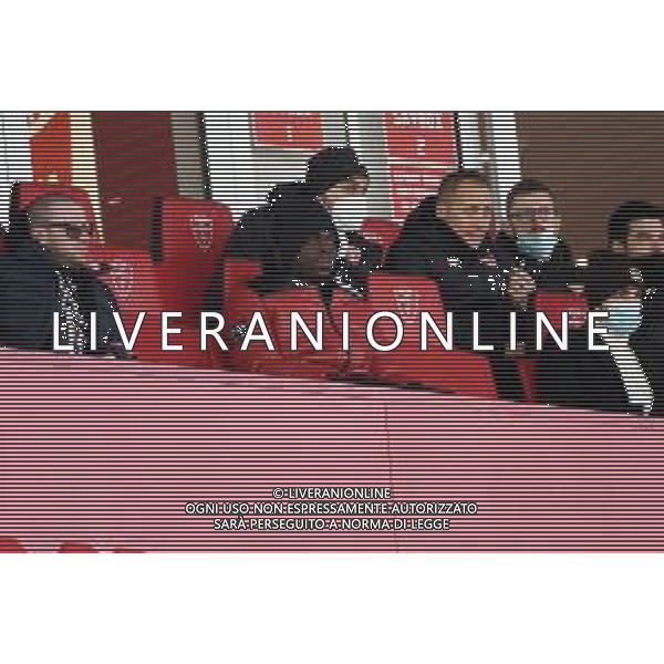 ¬© TVRG Mario Balotelli in tribuna Monza vs Cosenza Campionato Serie BKT - 18a giornata Monza 16-01-2021 U-Power Stadium foto Roberto Garavaglia/ag. Aldo Liverani sas