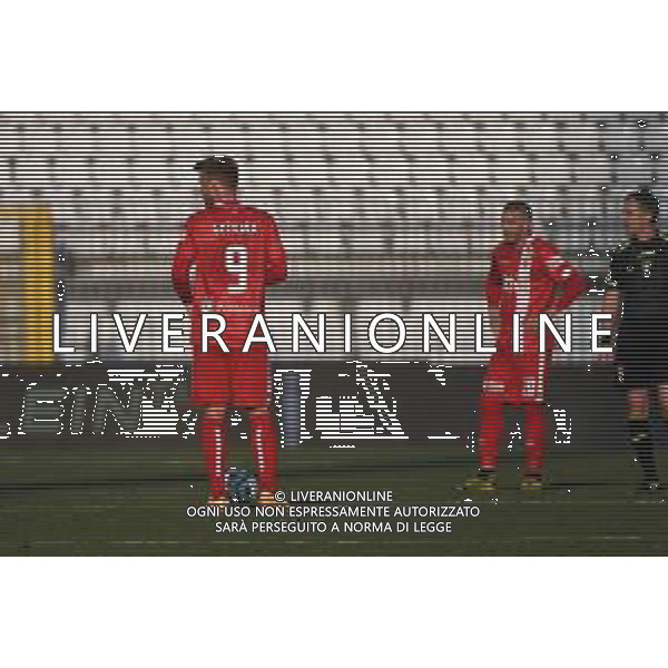© TVRG delusione Christian Gytkjaer dopo il gol del 2 a 2 Monza vs Cosenza Campionato Serie BKT - 18a giornata Monza 16-01-2021 U-Power Stadium foto Roberto Garavaglia/ag. Aldo Liverani sas