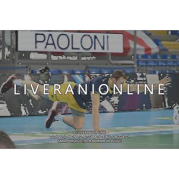 Roberto Bartomeoli/LM - Cucine Lube Civitanova vs Leo Shoes Modena - Volleyball Italian Serie A Men Superleague Championship 2020/2021 16 January 2021 - Palasport Eurosuole Forum, civitanova marche, Italy Photo showing: Moritz Karlitzek (Leo Shoes Modena) @LM/Roberto Bartomeoli AG ALDO LIVERANI SAS