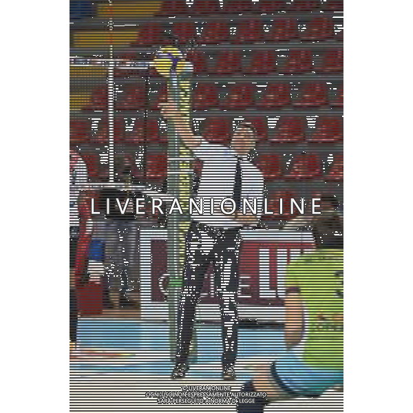 Roberto Bartomeoli/LM - Cucine Lube Civitanova vs Leo Shoes Modena - Volleyball Italian Serie A Men Superleague Championship 2020/2021 16 January 2021 - Palasport Eurosuole Forum, civitanova marche, Italy Photo showing: Andrea Giani (Coach Leo Shoes Modena) @LM/Roberto Bartomeoli AG ALDO LIVERANI SAS