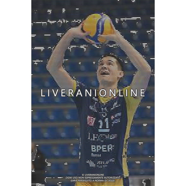 Roberto Bartomeoli/LM - Cucine Lube Civitanova vs Leo Shoes Modena - Volleyball Italian Serie A Men Superleague Championship 2020/2021 16 January 2021 - Palasport Eurosuole Forum, civitanova marche, Italy Photo showing: Micah Christenson (Leo Shoes Modena) @LM/Roberto Bartomeoli AG ALDO LIVERANI SAS