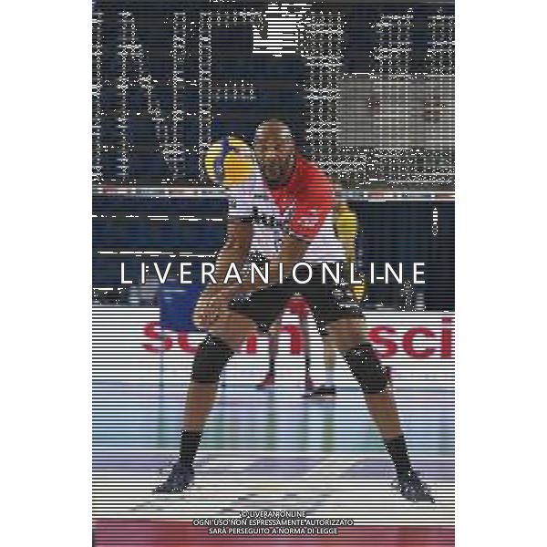 Roberto Bartomeoli/LM - Cucine Lube Civitanova vs Leo Shoes Modena - Volleyball Italian Serie A Men Superleague Championship 2020/2021 16 January 2021 - Palasport Eurosuole Forum, civitanova marche, Italy Photo showing: Fabio Balaso (Cucine Lube Civitanova) @LM/Roberto Bartomeoli AG ALDO LIVERANI SAS