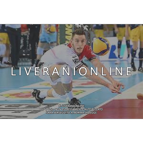 Roberto Bartomeoli/LM - Cucine Lube Civitanova vs Leo Shoes Modena - Volleyball Italian Serie A Men Superleague Championship 2020/2021 16 January 2021 - Palasport Eurosuole Forum, civitanova marche, Italy Photo showing: Fabio Balaso (Cucine Lube Civitanova) @LM/Roberto Bartomeoli AG ALDO LIVERANI SAS