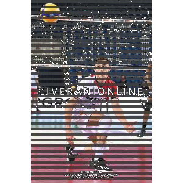 Roberto Bartomeoli/LM - Cucine Lube Civitanova vs Leo Shoes Modena - Volleyball Italian Serie A Men Superleague Championship 2020/2021 16 January 2021 - Palasport Eurosuole Forum, civitanova marche, Italy Photo showing: Fabio Balaso (Cucine Lube Civitanova) @LM/Roberto Bartomeoli AG ALDO LIVERANI SAS
