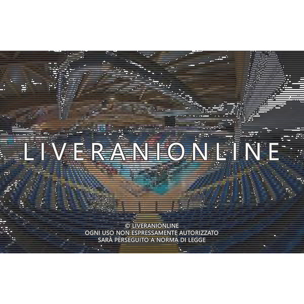 Roberto Bartomeoli/LM - Cucine Lube Civitanova vs Leo Shoes Modena - Volleyball Italian Serie A Men Superleague Championship 2020/2021 16 January 2021 - Palasport Eurosuole Forum, civitanova marche, Italy Photo showing: Eurosuole Forum Civitanova Marche @LM/Roberto Bartomeoli AG ALDO LIVERANI SAS